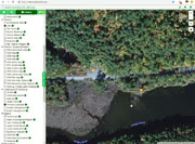 Delineation of overflow parking at bus turn around for EL boat launch note fishing access.jpg